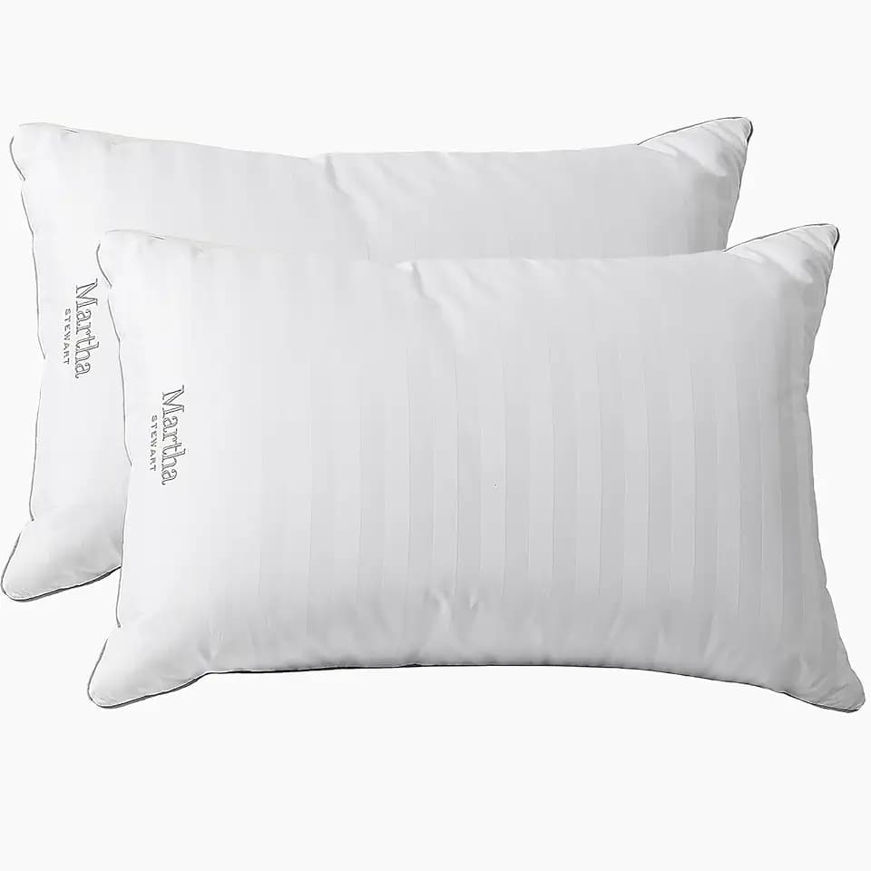 Martha Stewart Medium Soft Feather Down Queen Size Set of 2