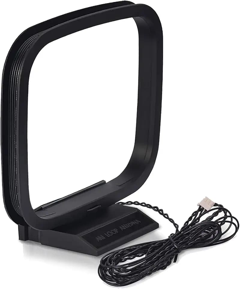 Bingfu MW AM Radio Loop-Antenne mit 3-Pin-Mini-Stecker