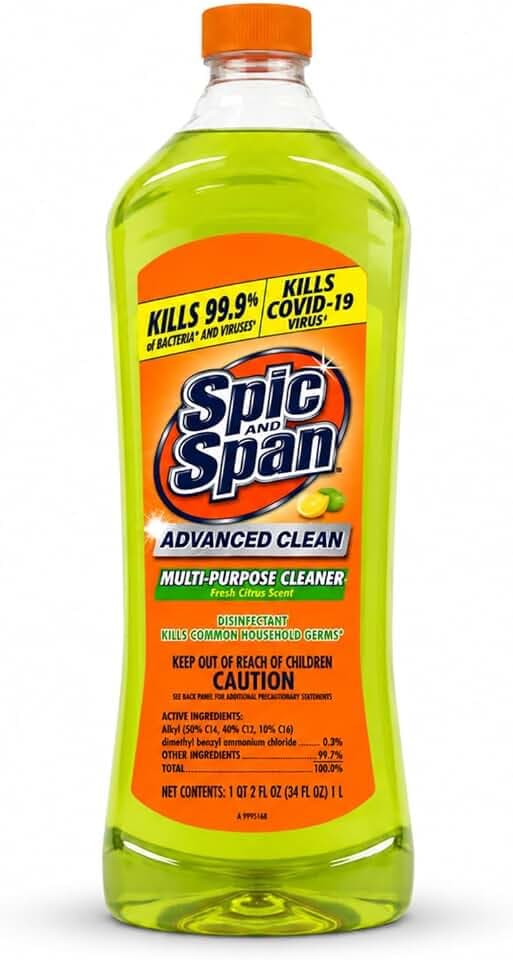 Spic And Span Advanced Clean Multi-Purpose Cleaner Fresh Citrus 34 Fl Oz