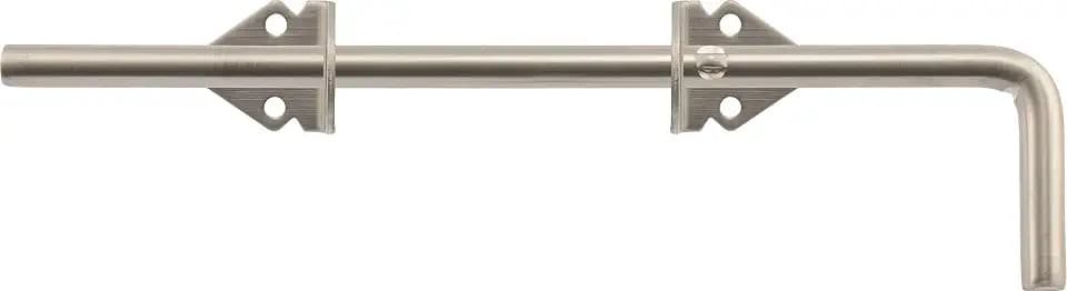 Hillman Stainless Steel Non-Adjustable Cane Bolt for Gates, 1/2 x 12 in