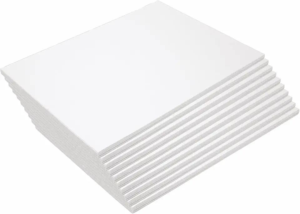Colorations 9" x 12" Mediumweight White Construction Paper, 500 Sheets