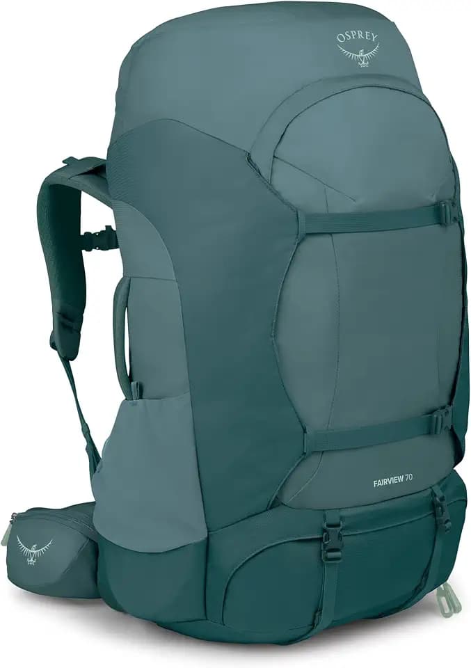 Osprey Fairview Trek Women's Travel Backpack - Hybrid Backpacking & Travel Bag with Internal Organization