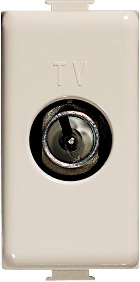 Bticino 5202p14 Magic Stecker TV Durchgangsdose 14 dB, 1 m