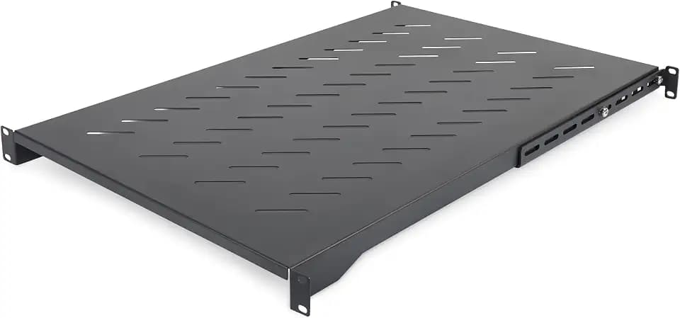 StarTech 1 HE 4-Pfosten Belüftetes Rack Fachboden, 68kg (ADJSHELFV-Rack)