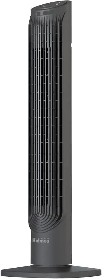HOLMES 36" Slim Tower Fan 6-Speed Power Breeze Remote 75° Osc.
