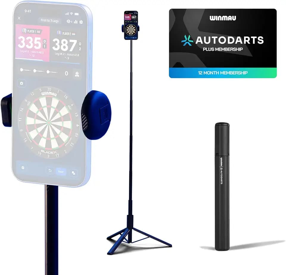 Autodarts Dart Scoring Halterung | Handy-Stativ für Autoscoring bis 89mm