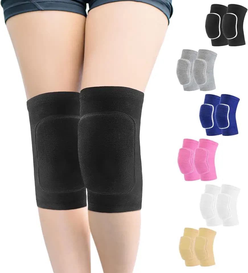 HISFFOG Volleyball Knee Pads for Women, Men, Youth, Girls, Kids, Knee brace for Volleyball Basketball Football Dance Yoga Tennis Running Cycling Workout Climbing Wrestling
