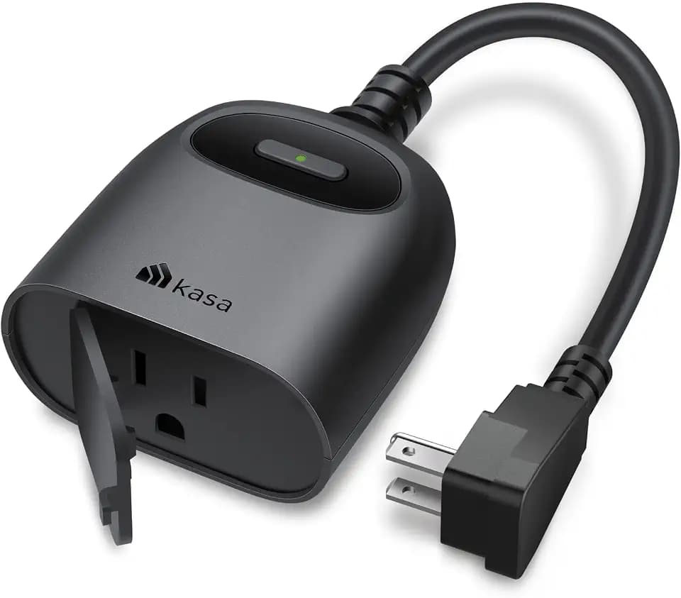 Kasa Outdoor Smart Plug KP401, Smart Home Wi-Fi Outlet Timer