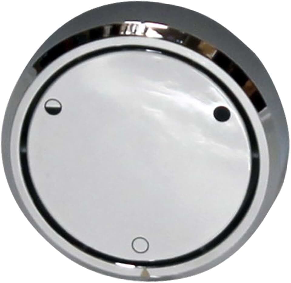 Westbrass D493CHM-26 Universal Patented Deep Soak Round Replacement 2-Hole Bathtub Overflow Cover for Full and Over-Filled Closure, 1 Pack, Polished Chrome - LOGO