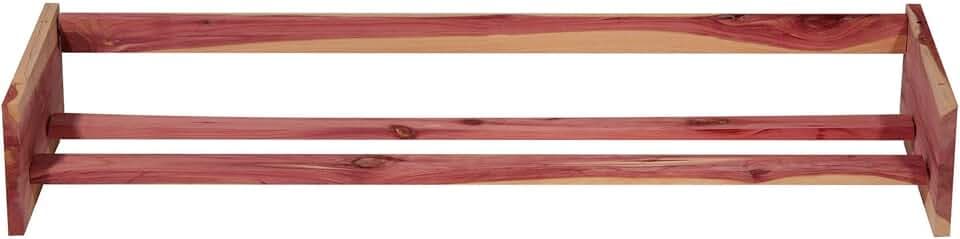 CedarFresh Stackable Cedar Shoe Rack, 29"l x 12"d x 5.5"h