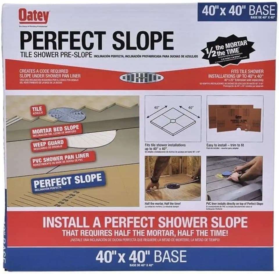 Oatey Perfect Slope Brown 40" x 40"