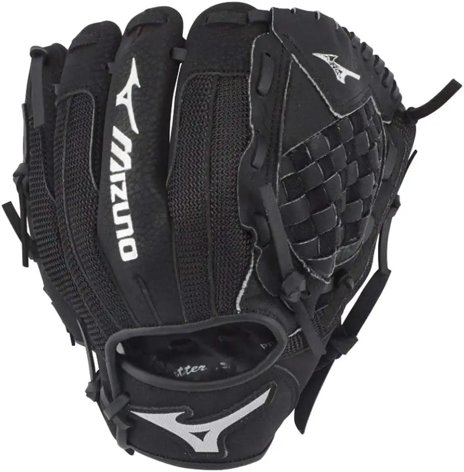 Mizuno Prospect PowerClose Youth Baseball Glove Series I V-Flex Notch I Parashock Palm Pad I Buttersoft Palm Liner