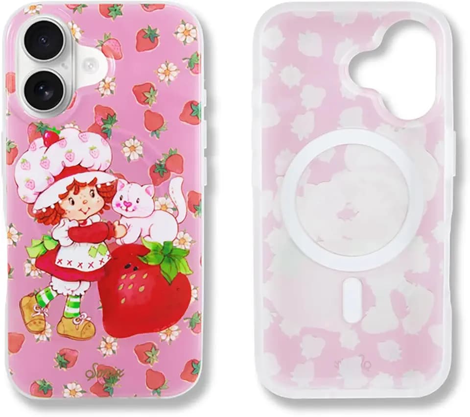 Sonix Phone Case for iPhone 16 | Compatible with Magsafe | 10ft Drop Tested | Strawberry Shortcake Vintage