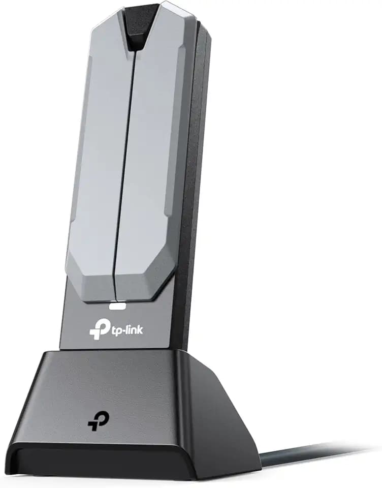 TP-Link Archer TBE400UH Wi-Fi 7 WLAN Stick für PC, BE6500 Tri-Band USB WLAN Adapter mit Hochleistungsantenne, MU-MIMO, WPA3, USB 3.0, nur Kompatibel mit Windows 10/11