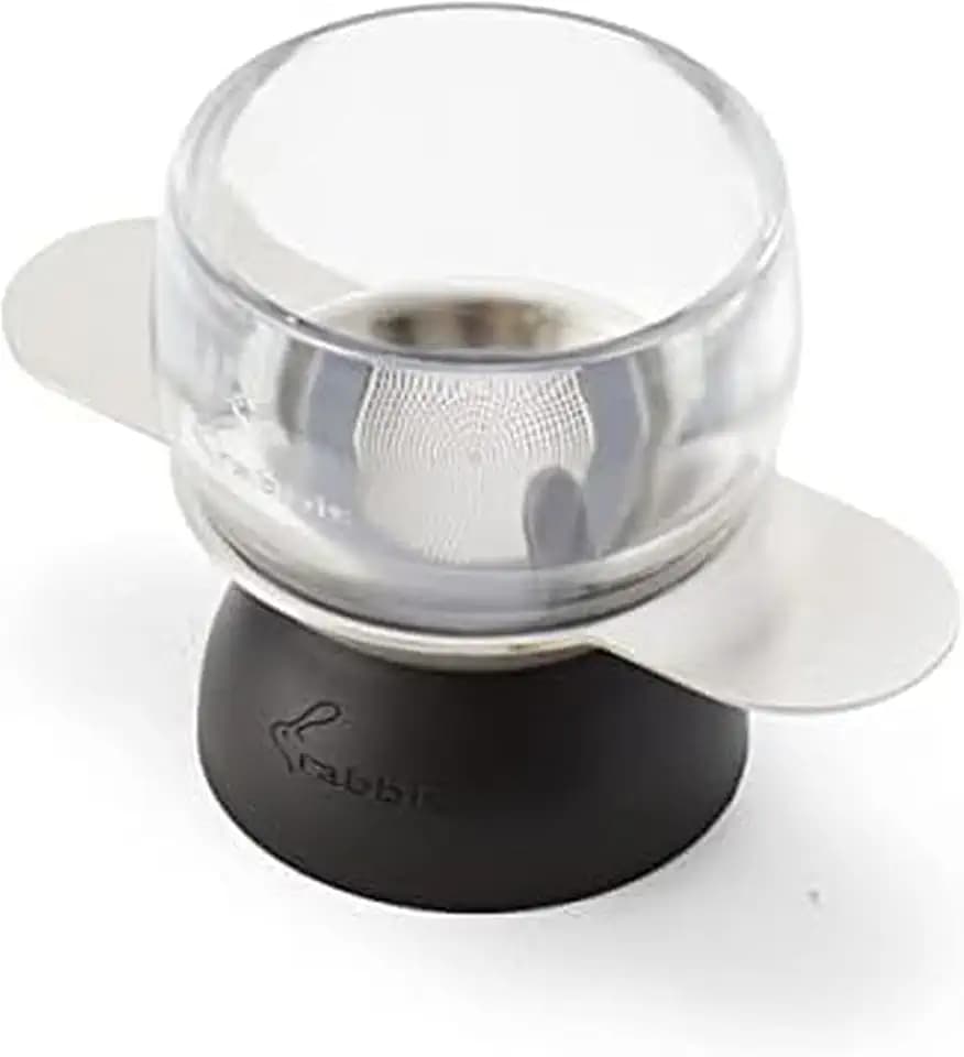 Rabbit Wine, Wine Aerator with Sediment Strainer and Stand, Hand-Free Wine Decanter for Red Wine Lovers, 3.35 x 3.35 x 5.6 IN