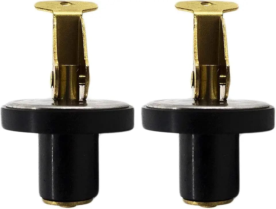 MARINE CITY Brass Snap Lock Baitwell Plugs Strong and Sturdy Fine Finish Drain Plug with Innovative Design for Boats, Yachts, Kayaks, Marines