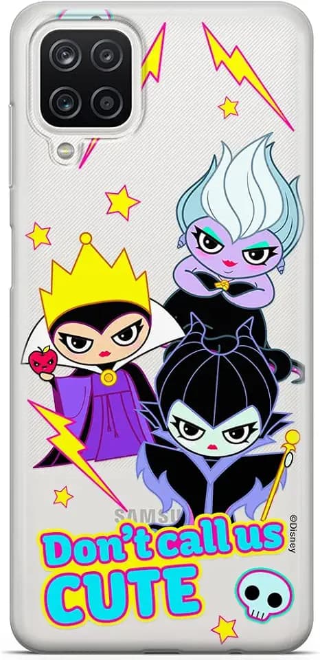 ERT GROUP Handyhülle für Samsung A12 / M12 / F12 Original und offiziell Lizenziertes Disney Muster Disney Villains 003 optimal an die Form des Handy angepasst, teilweise transparent