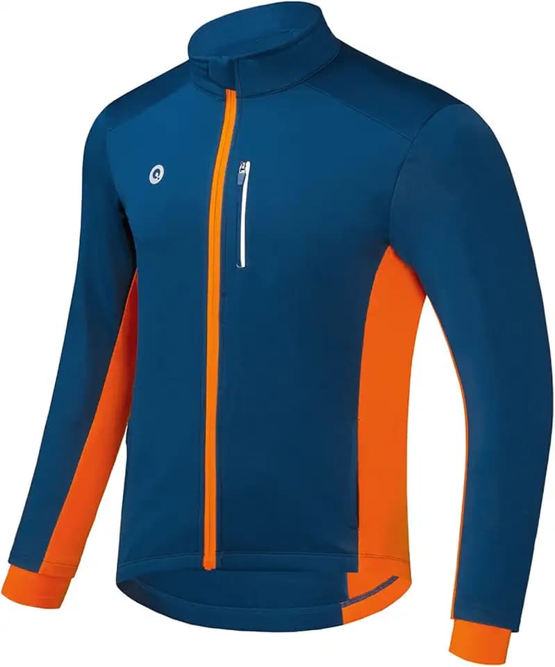 Przewalski Men's Winter Cycling Jacket, Thermal Windproof Running Coat