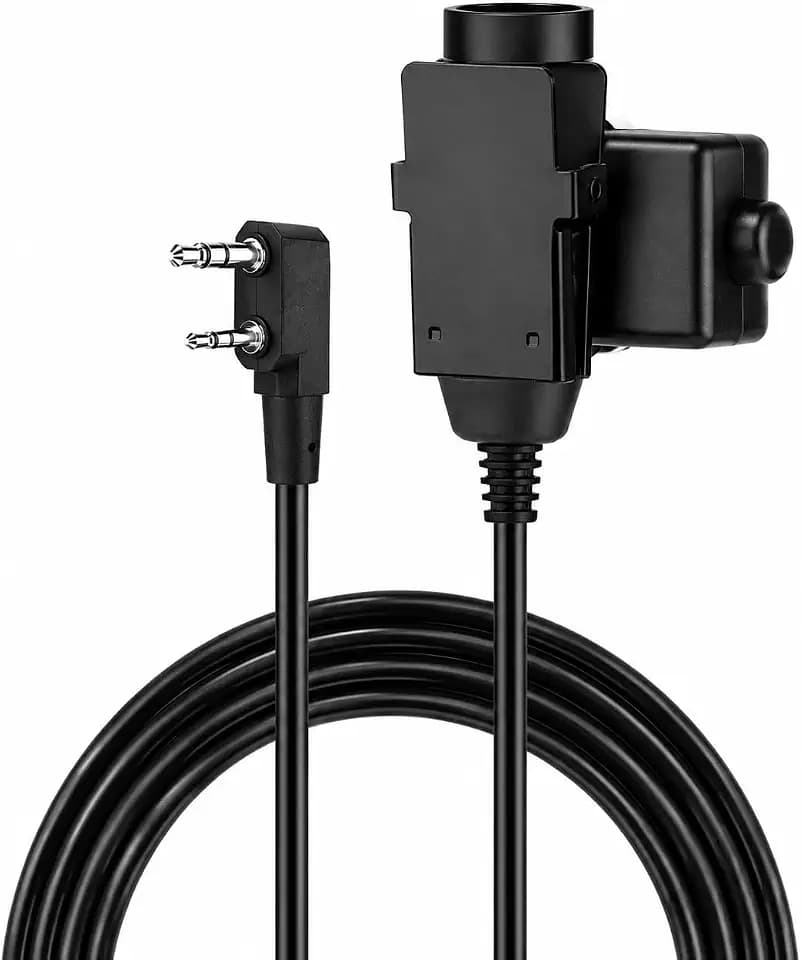 Yoidesu Typ Militär Radio PTT, Headset-Typ mit 2 Stiften U94, militärischer Adapter Z-Taktisch U94 PTT Mobile Version PTT, Push to Talk