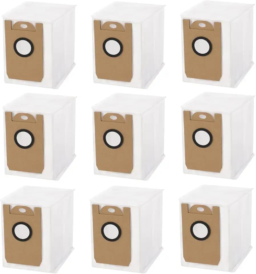 9 Pack Dust Bags Replacement for Tikom L8000 Plus Robot Vacuum Cleaner