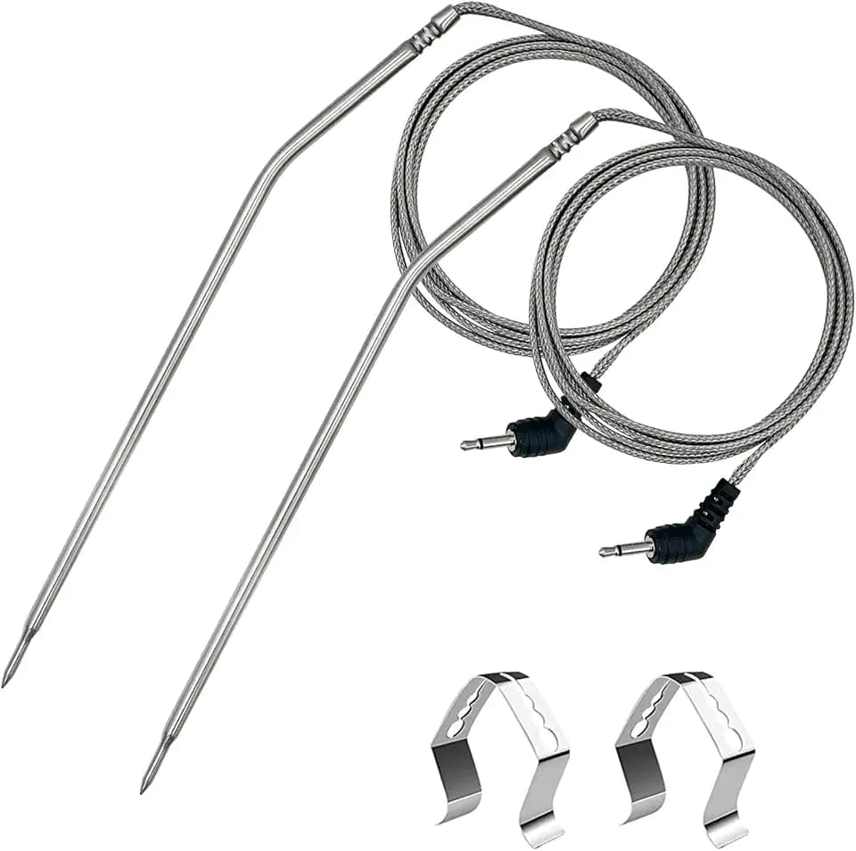 Meat Probe Thermometer Replacement for Thermopro TP10 TP25 etc, 2.5mm Plug