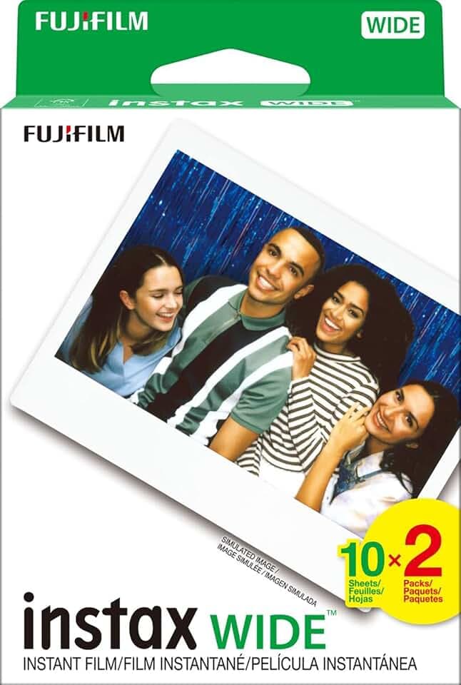 Fujifilm Instax Wide Instant Film Doppelpack – 20 Belichtungen