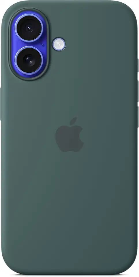 Apple iPhone 16 Silikon Case mit MagSafe – Seegrün 