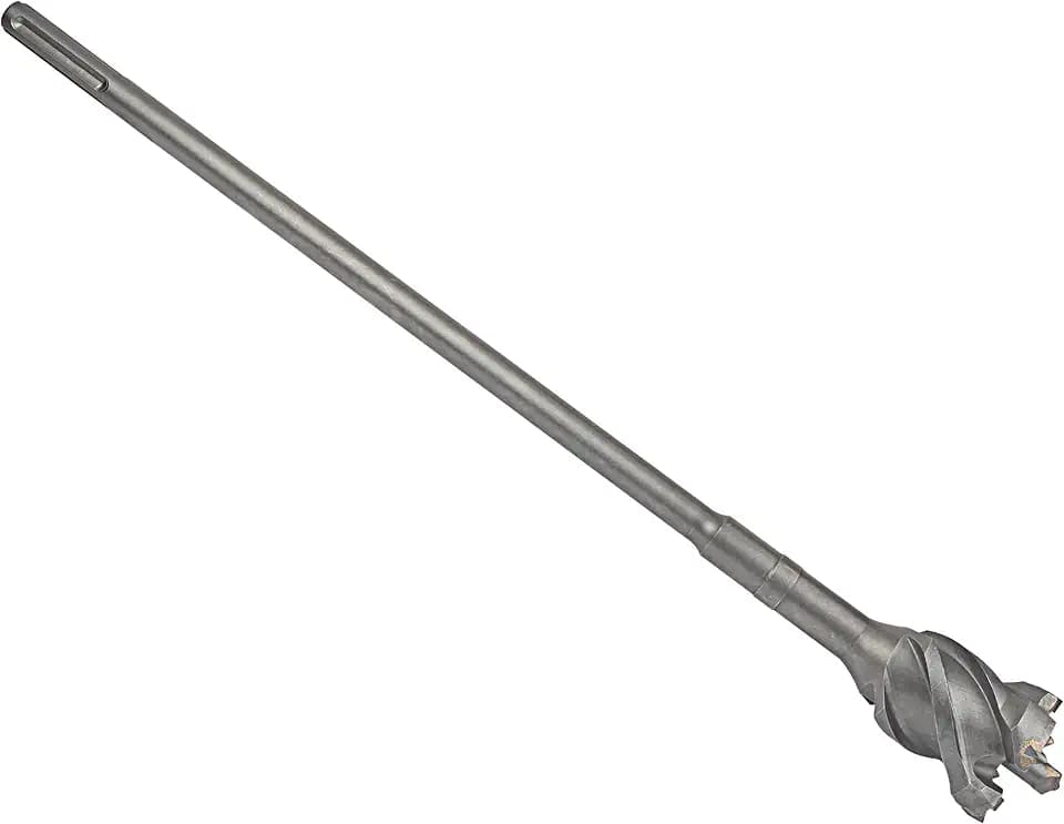 2-1/2 in x 20 in x 24 in SDS MAX Breakthrough Bit, Thru Hole Bit Carbide Tipped, Multi-Cutting Head for Concrete, Brick, Stone