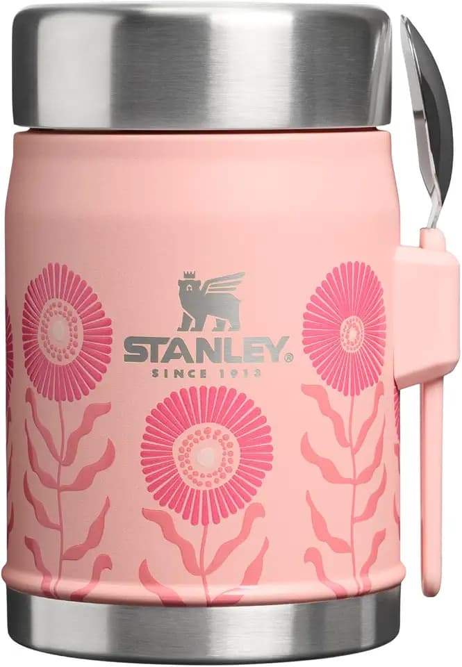 STANLEY Classic Food Jar and Spork, 14 oz, Sorbet Garden