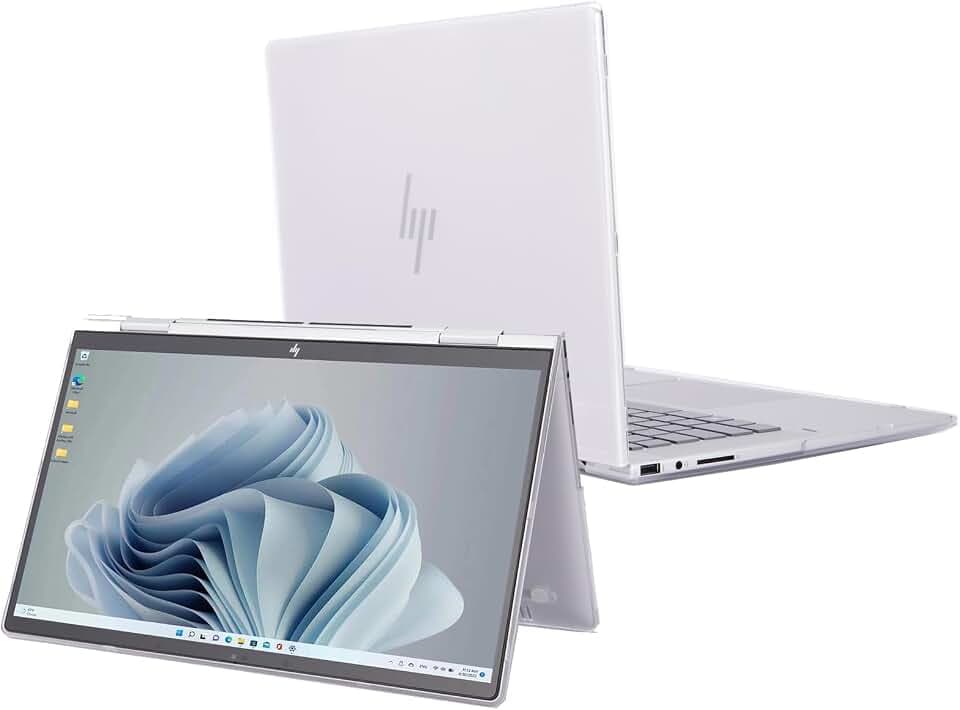 mCover Schutzhülle kompatibel mit 15,6 Zoll HP Envy x360 15-FE0000 (Intel CPU) / 15-FH0000 (AMD CPU)-Serie Laptop (nicht für andere HP-Modelle), transparent
