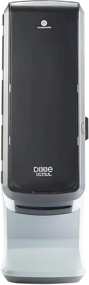 Dixie Ultra Tower Interfold Napkin Dispenser by GP PRO (Georgia-Pacific), Black, 54550A, Holds 1,000 Napkins, 8.800" L x 9.300" W x 27.600" H