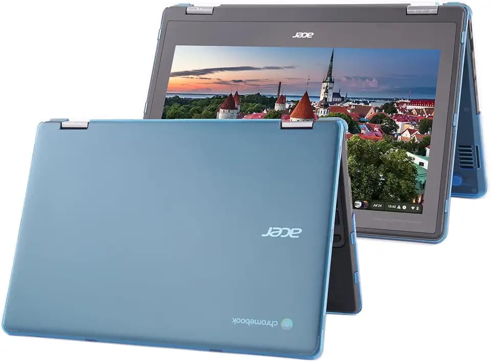 mCover Hartschalen-Schutzhülle, nur kompatibel mit 29,5 cm (11,6 Zoll) Acer Chromebook Spin 511 R756T Serie 2-in-1-Laptop-Computer (Nicht kompatibel mit Anderen Acer-Modellen) – Aqua