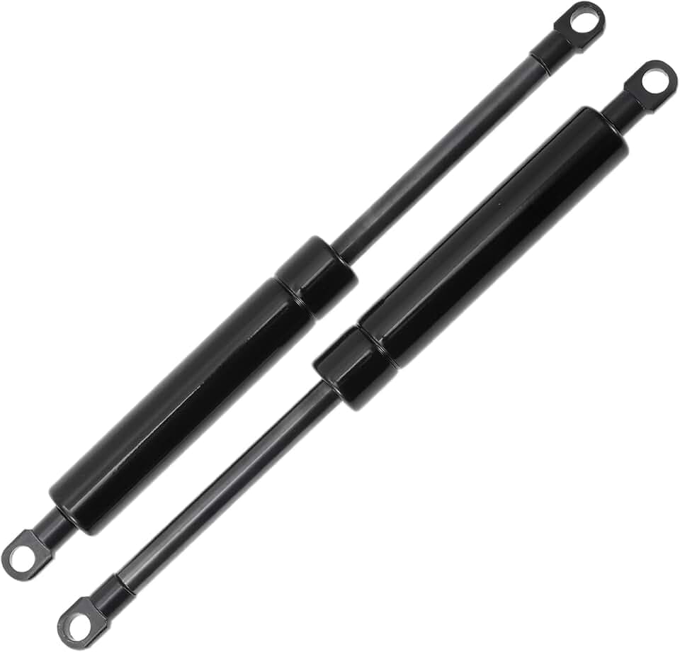 X AUTOHAUX 250 mm / 9,84" Gasdruckfedern 700 N Gasfedern Schwarz Kohlenstoffstahl 2 Stück RV-Auto-Werkzeugkasten-Deckel Aufbewahrungsbox-Abdeckung Schranktür-Abdeckung
