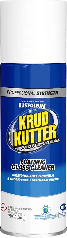 Krud Kutter Professional Foaming Glass Cleaner Aerosol, 20 Fl Oz