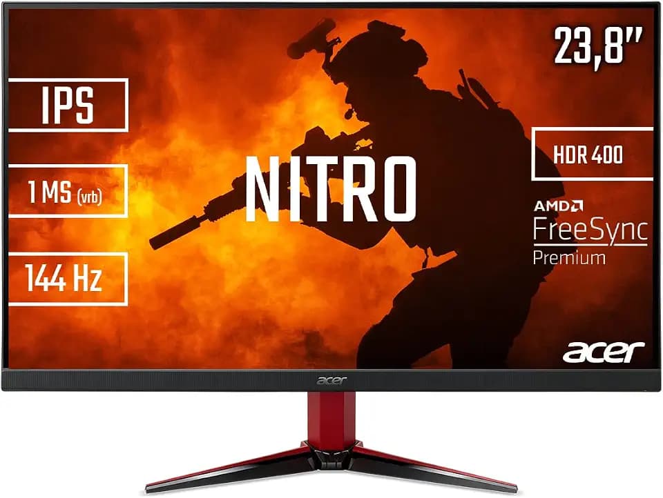 ACER VG242YP 60cm (23,8") FHD Gaming-Monitor HDMI/DP 165Hz 0,5ms FreeSync HDR