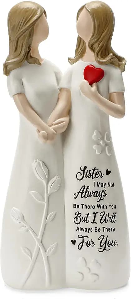 Sisters Gifts from Sister,Sister Birthday Gifts,7.5”Resin Figurine