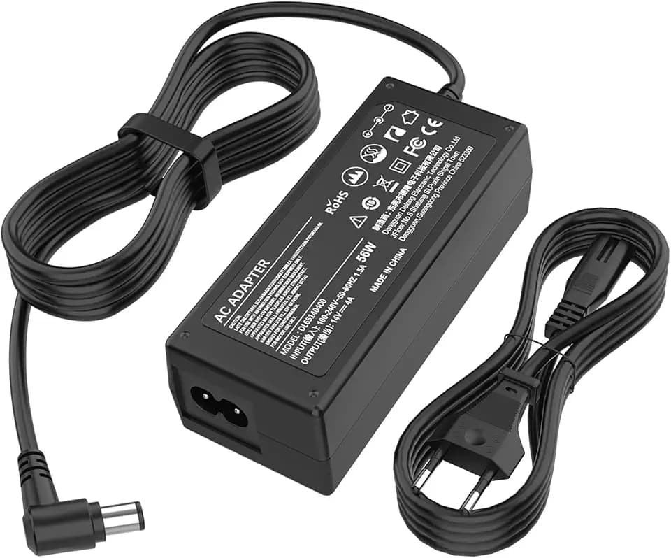 14V Netzteil Kompatibel für Samsung Monitor Ladegerät 6,5 x 4,4 mm