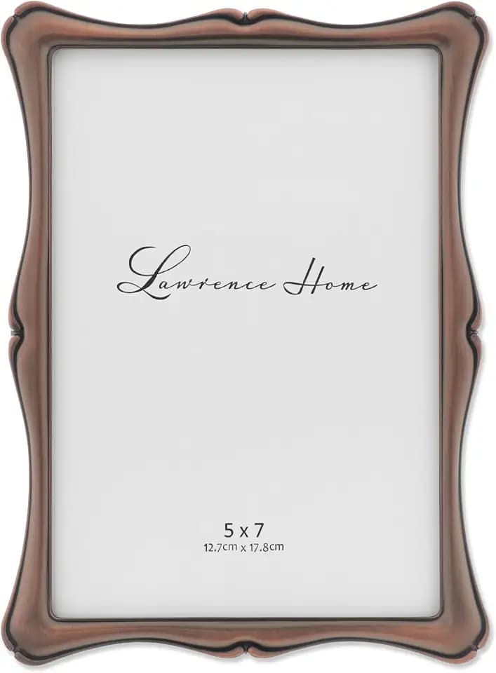 Lawrence Frames 5x7 Oil Rubbed Bronze Romance Picture Frame (712157)