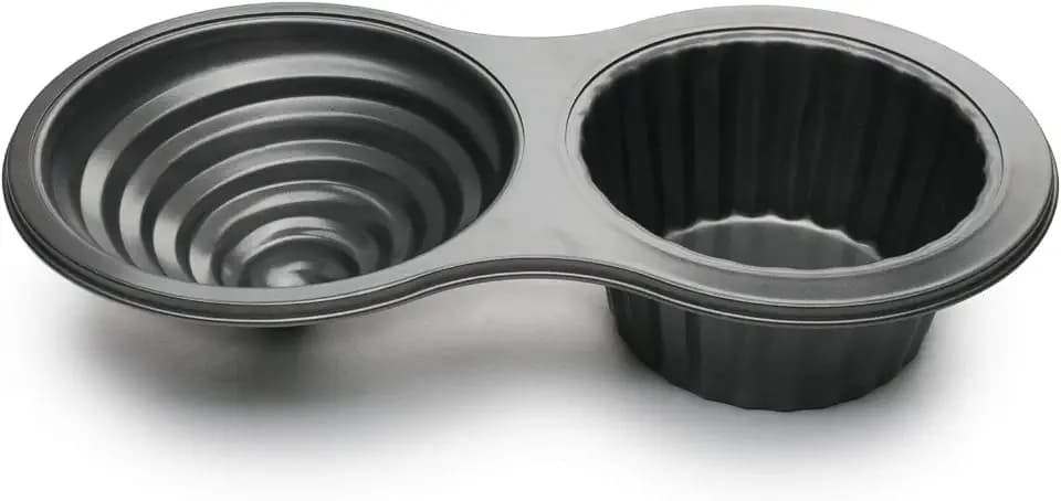 Fox Run Giant Cupcake Pan, Non-Stick Carbon Steel, 8 x 15.5 x 3.25 inches