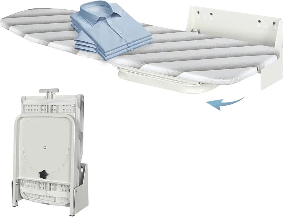 uyoyous Heavy-Duty Wall Mounted Ironing 37.4x11.8 in Adjustable Iron Board