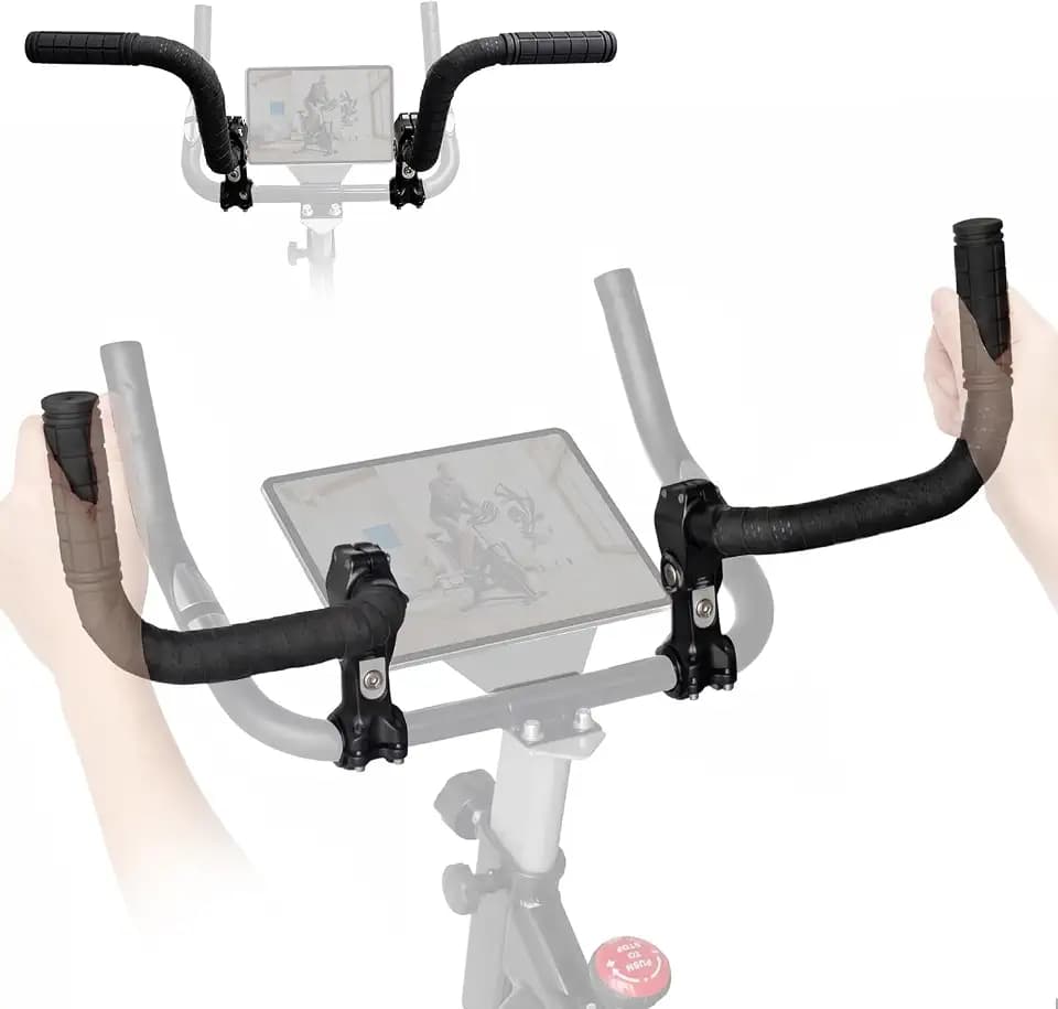 Handlebar Extender for Indoor Exercise Bike, Adjustable Angle