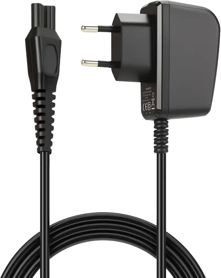 VINATO 15V Ladekabel für Philips Rasierer, Ladegerät Kompatibel mit Norelco HQ8505 3000 5000 7000 9000 Serie, Netzteil Stromkabel für RQ1050 RQ1250 HQ7120 HQ8830 HQ7740 Speed-XL