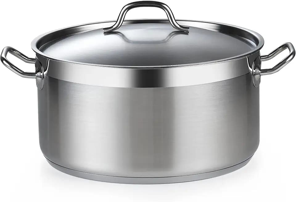 Cooks Standard Professional 9 Quart Stock Pot, Stainless Steel Dutch Oven