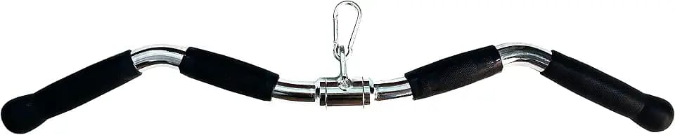 Revolving Tricep Curl Straight Lat Pull Down Bar for Cable Machine