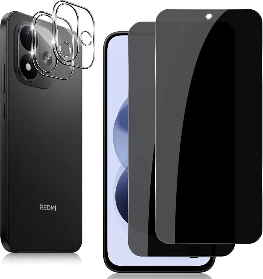 Locofun Sichtschutz für Xiaomi Redmi Note 17 5G/4G für Panzerglas