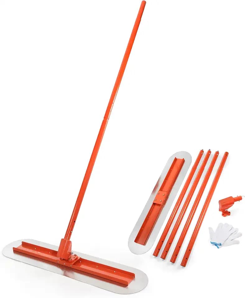 BEAMNOVA Bull Float, Concrete Tools Kit with 48 * 12 Inches Scraper