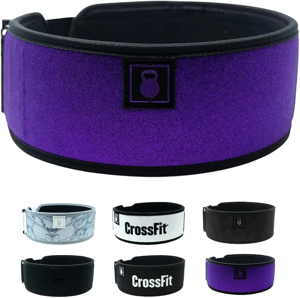 2POOD 4" Weightlifting Belt | CrossFit® Weightlifting Belt | 4-inch Wide and Built for Support, Flexibility, and The Ability to Cross Train Easily