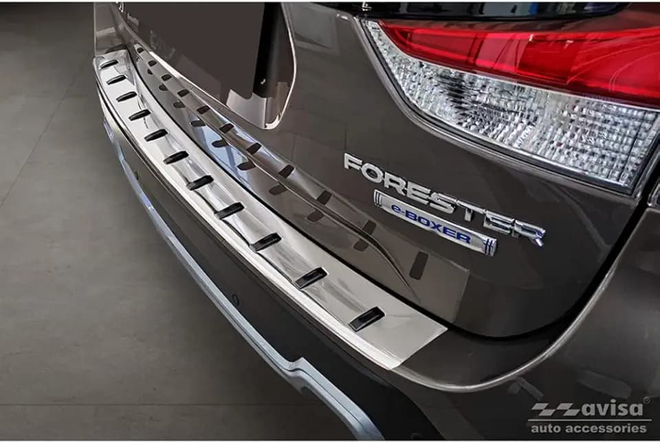 Avisa Edelstahl Heckstoßstangenschutz kompatibel mit Subaru Forester (SK) 2018-2024 'Strong Edition'