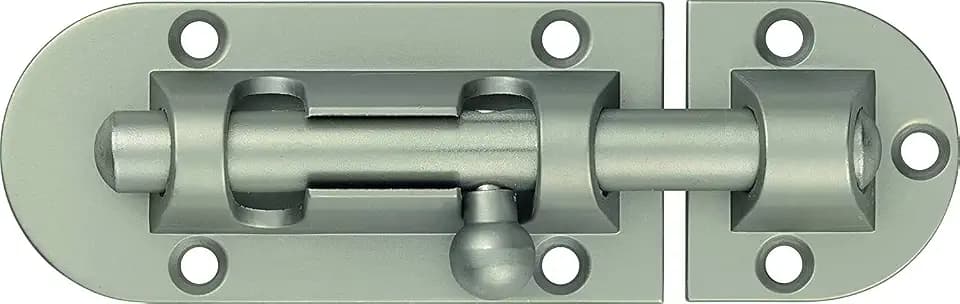 ABUS Schieberiegel 59684 - 60 mm, Silber, Metall