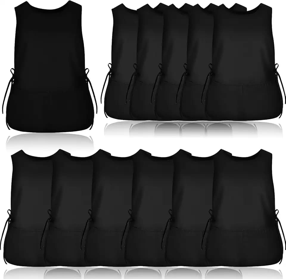TFTAFAN Cobbler Apron Unisex Waterproof Apron with 2 Deep Pockets Art Smock for Painting Cleaning Artiest Apron work kitchen